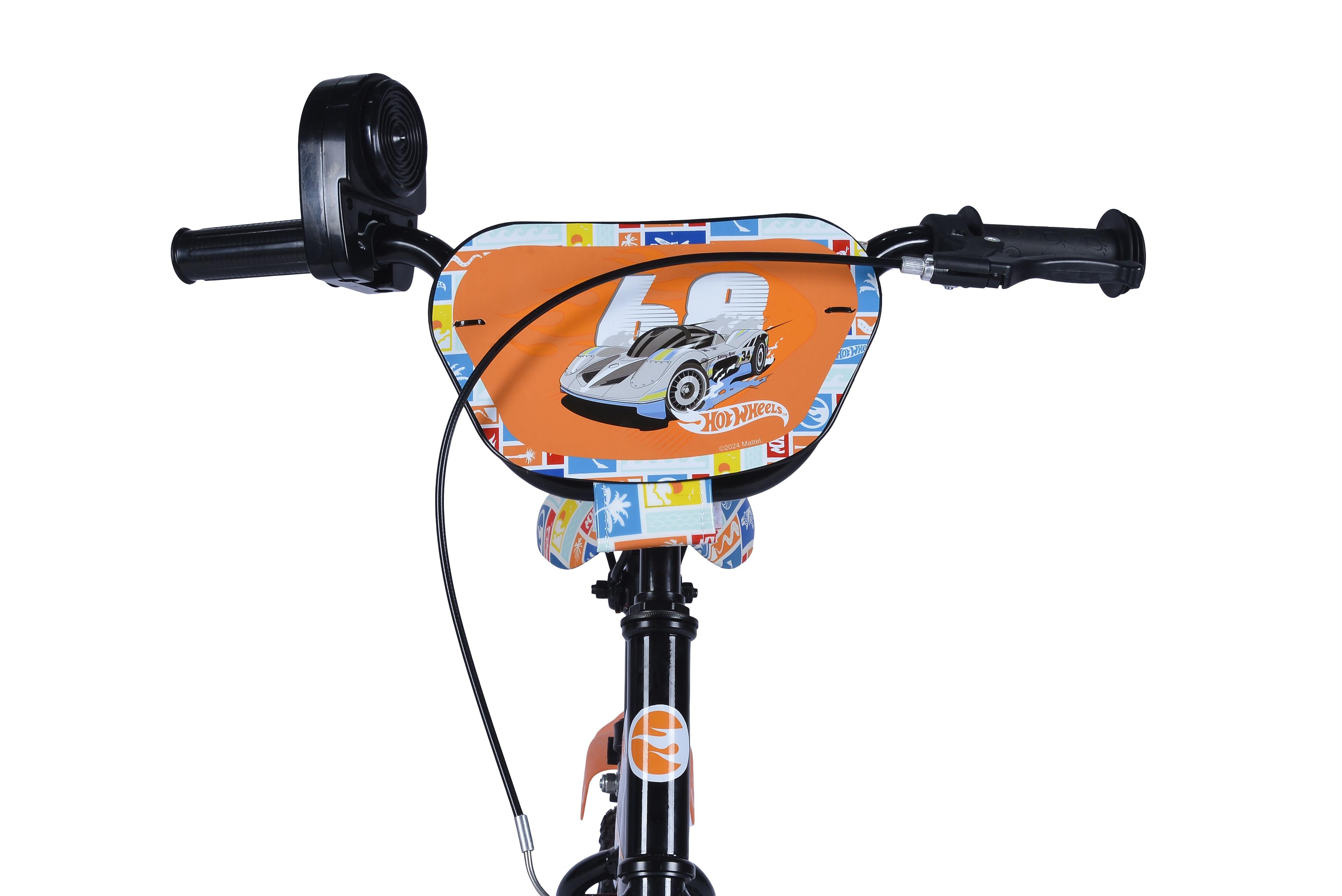 BICICLETA HOTWHEELS 16 NEGRO-4