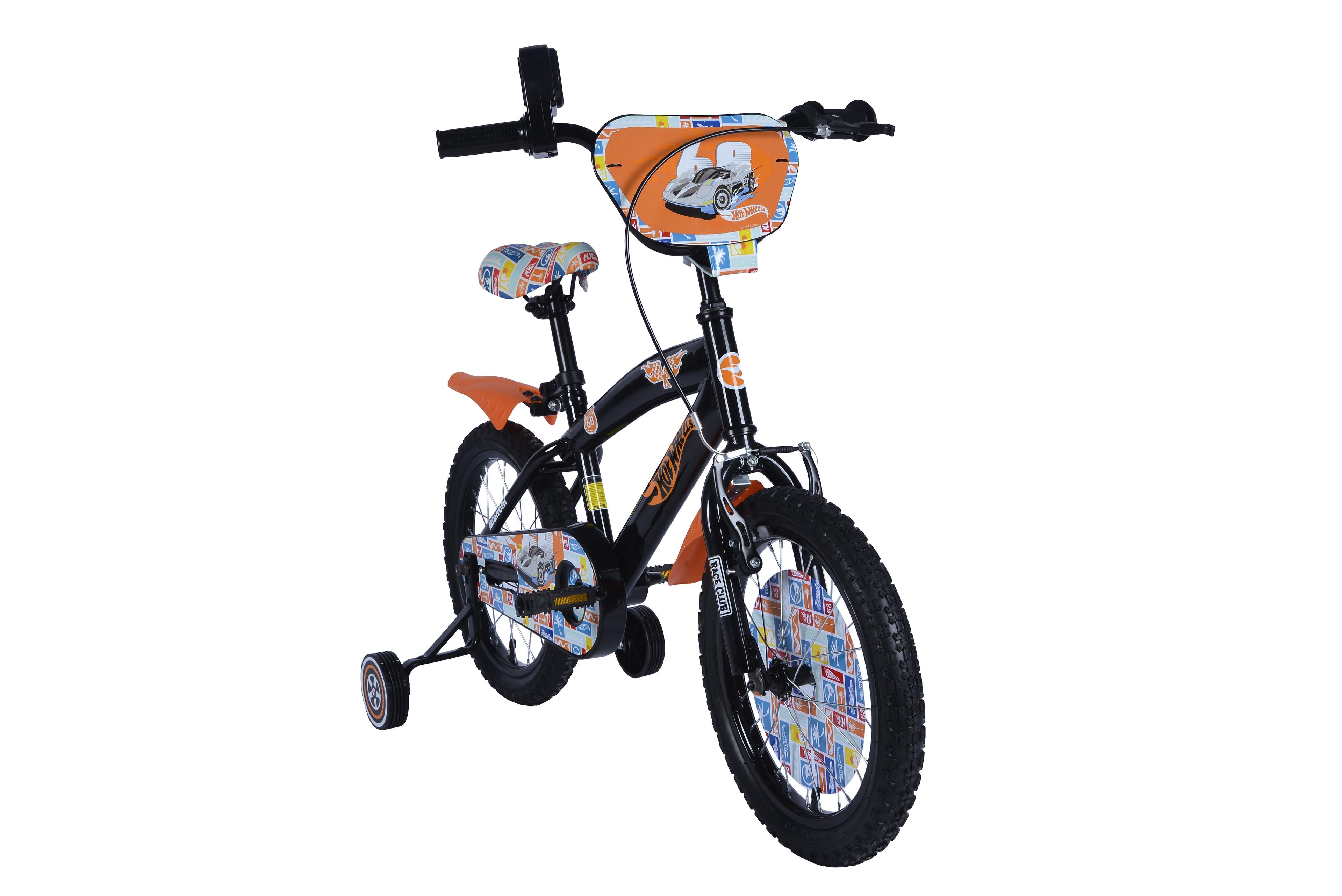 BICICLETA HOTWHEELS 16 NEGRO-5