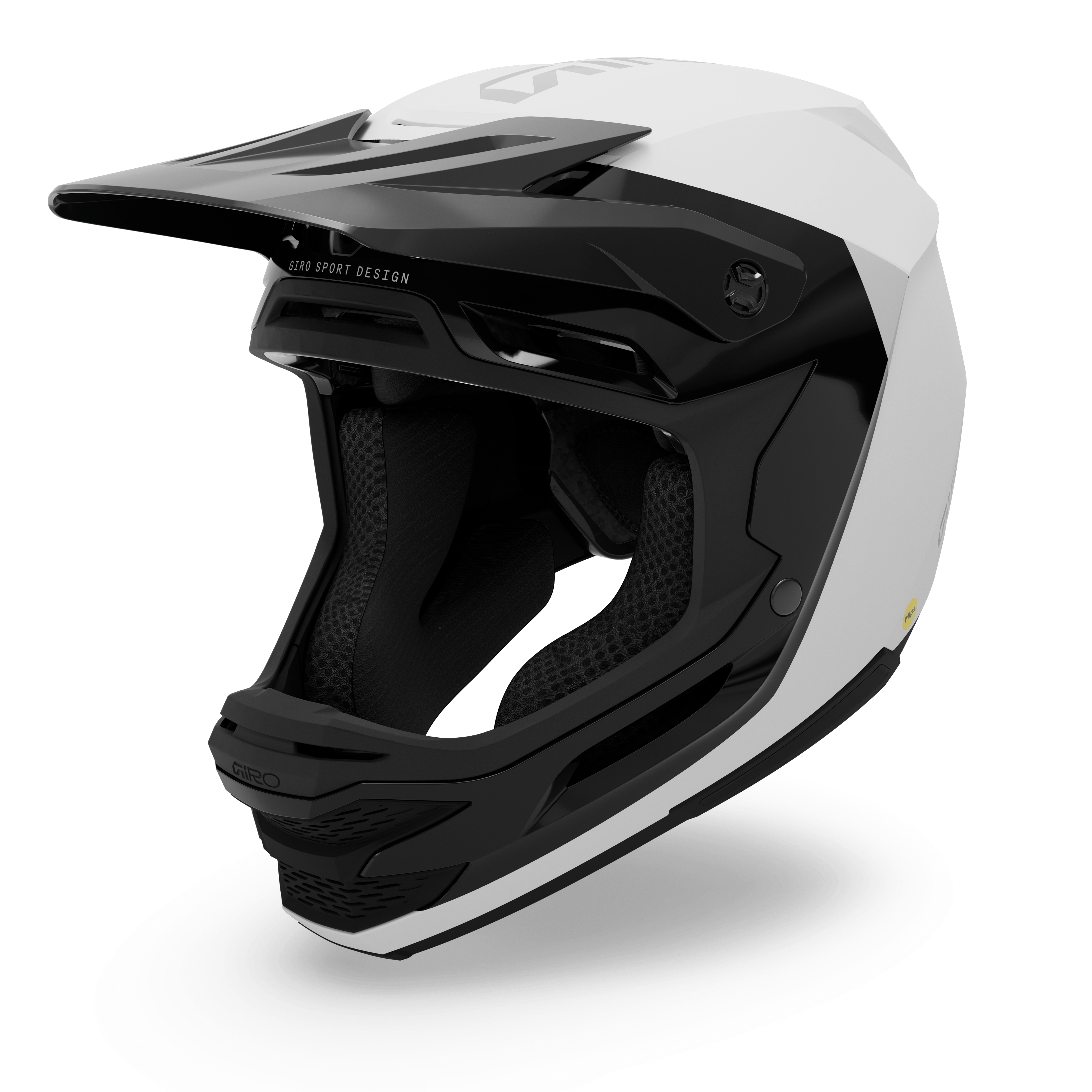 CASCO GIRO INSURGENT SPHERICAL MATTE WHITE/GLOSS BLACK-0