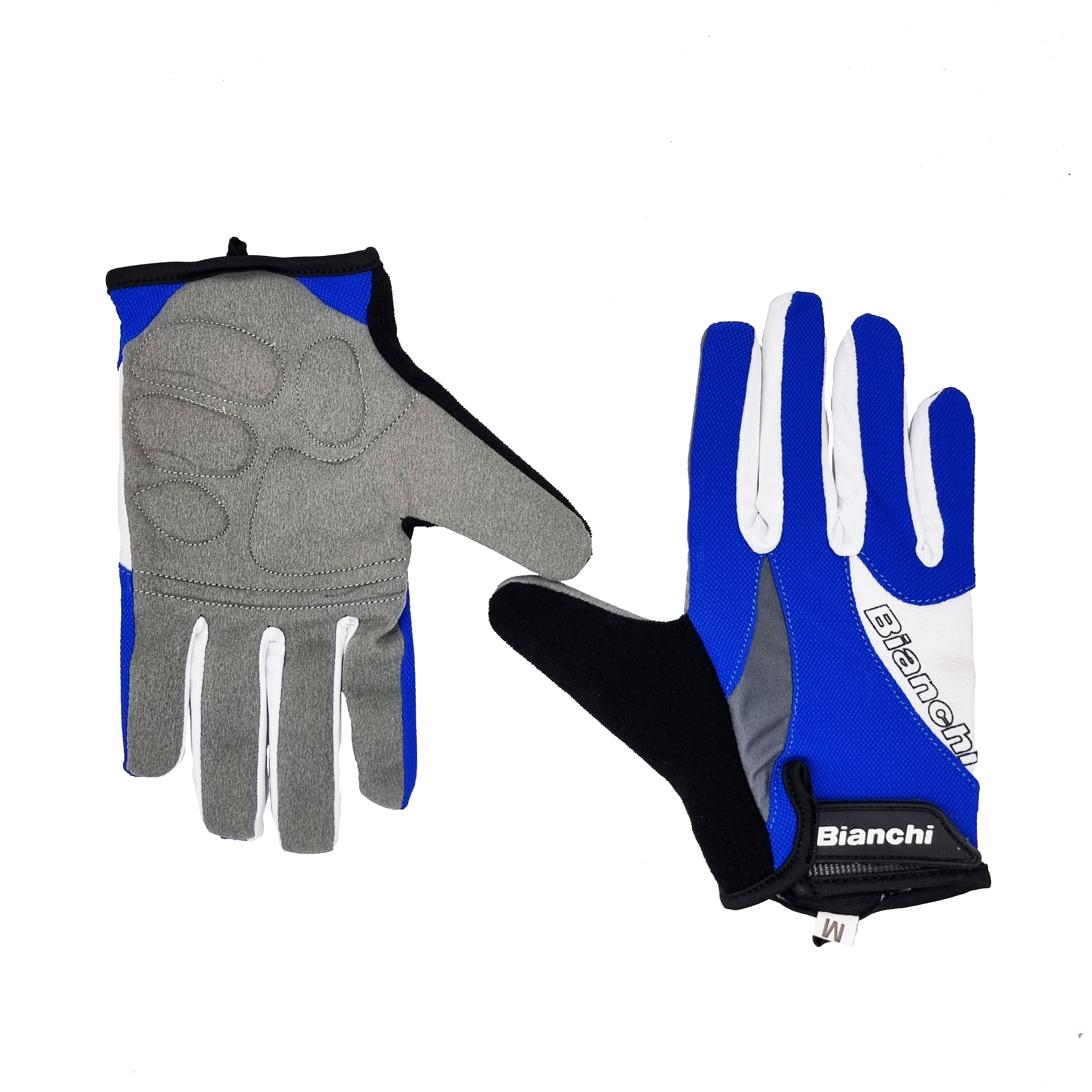 GUANTE BIANCHI FULL FINGERS BLUE/WHITE-3