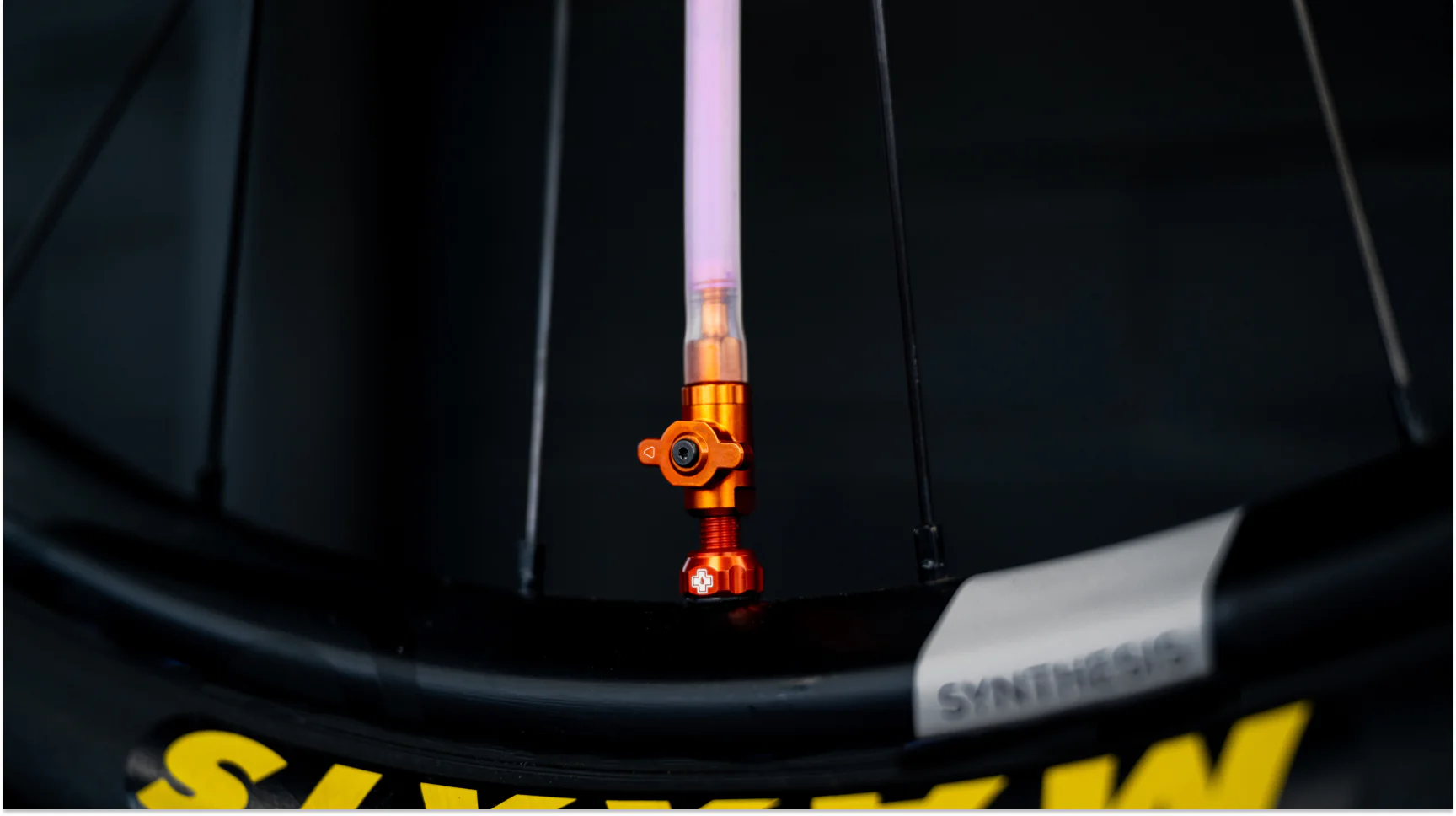 VALVULA TUBULAR BIG BORE LITE LARGE 45MM MUC-OFF - ORANGE-2