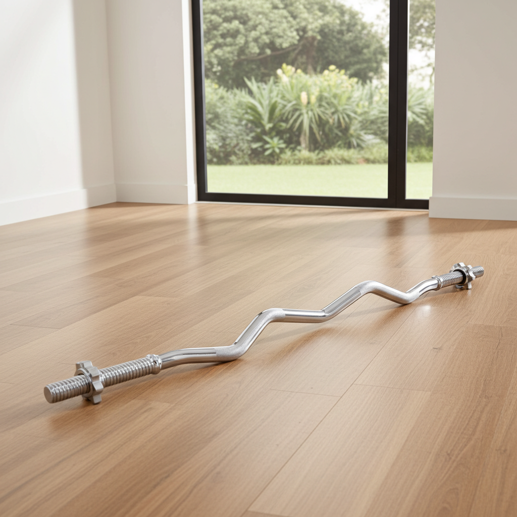 BIANCHI BARRA PARA PESAS EZ CURL 28 MM 120 CM-2