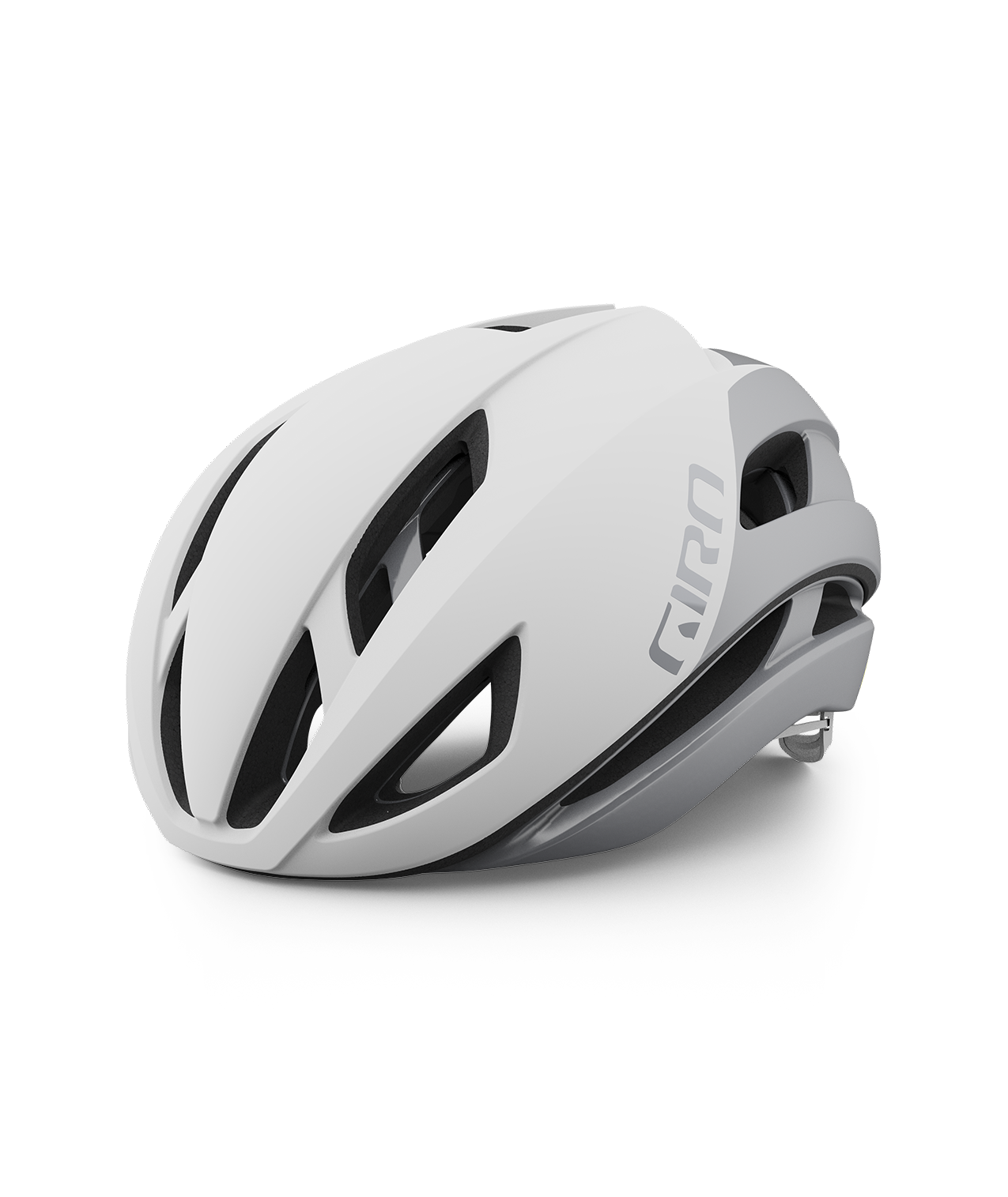 CASCO GIRO ECLIPSE SPHERICAL MATE WHITE/SILVER-0