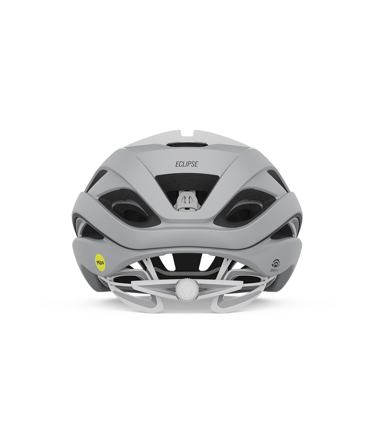 CASCO GIRO ECLIPSE SPHERICAL MATE WHITE/SILVER-2
