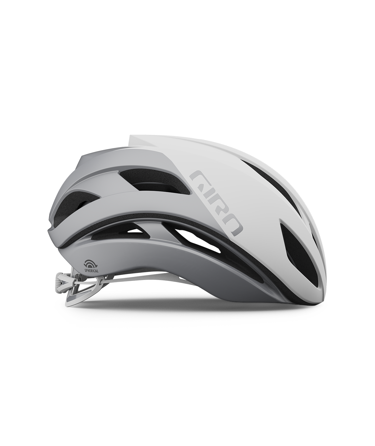CASCO GIRO ECLIPSE SPHERICAL MATE WHITE/SILVER-3