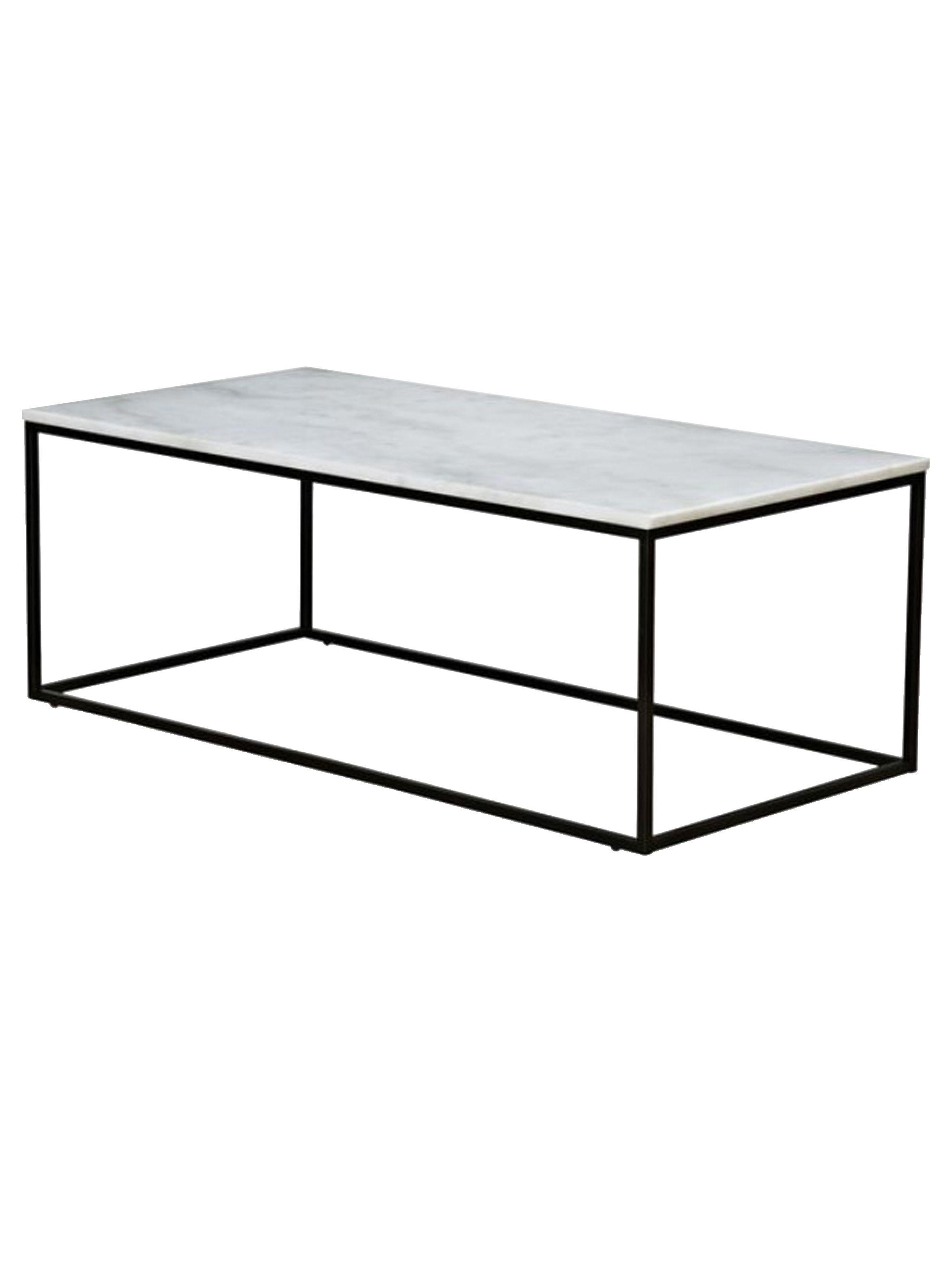 Mesa de Centro Mármol Blanco Carrara 100x60 cm.-1