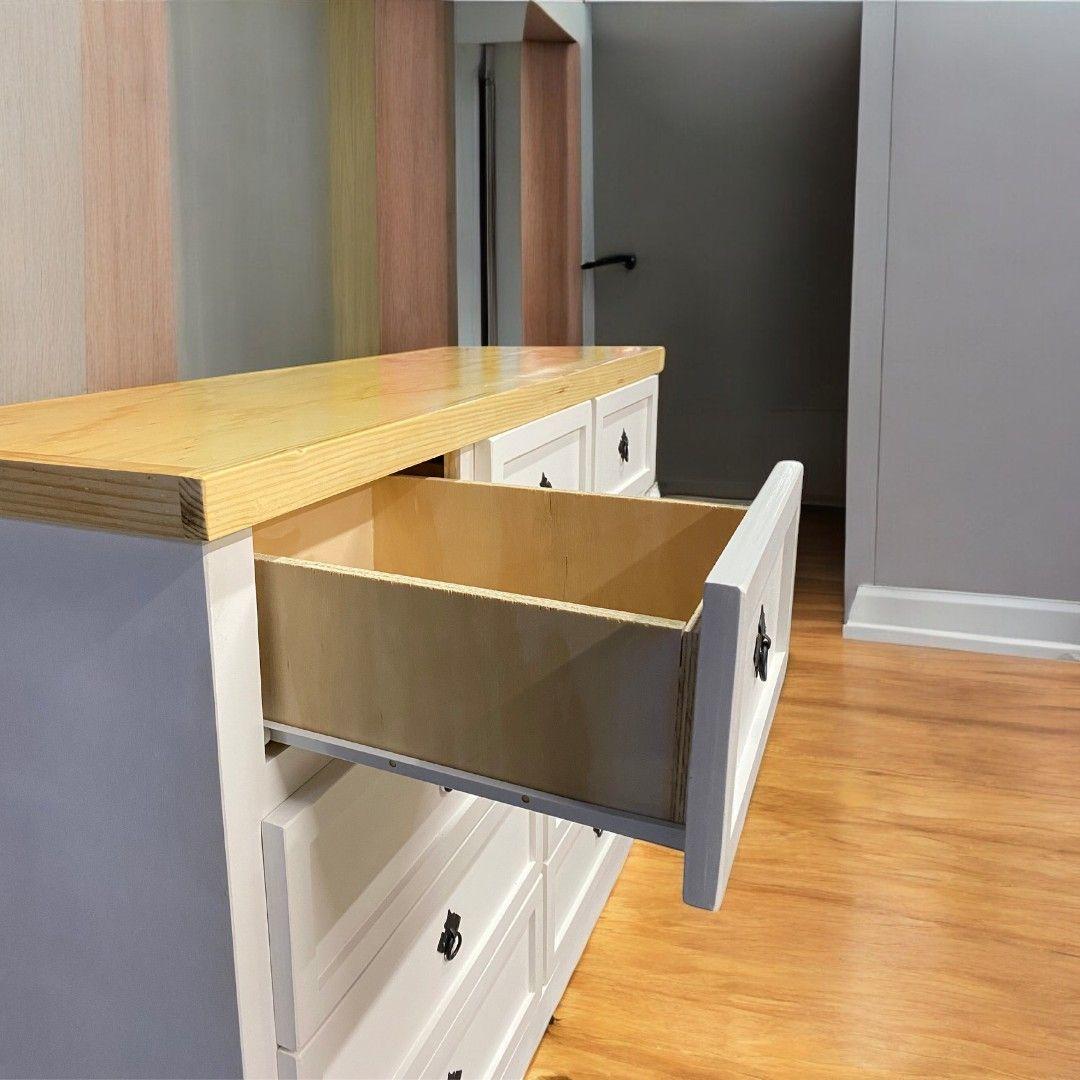 Comoda de madera 9 cajones modelo Aval Basic-3