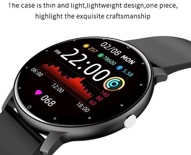 Reloj Inteligente Smartwatch Bluetooth ZL Sports  NEGRO-4