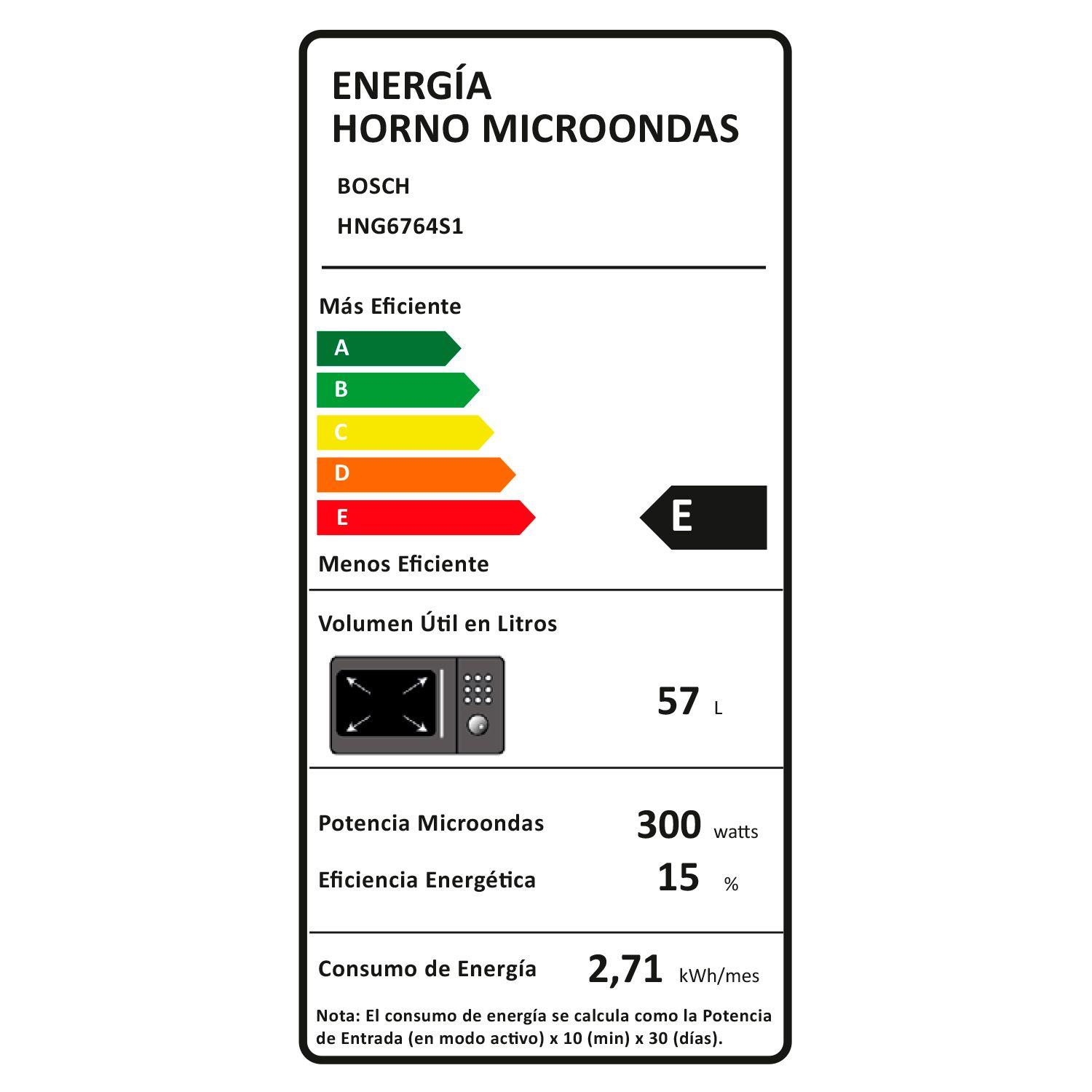 Horno Eléctrico con Microondas Hotair Bosch Dish Assist 67L-6