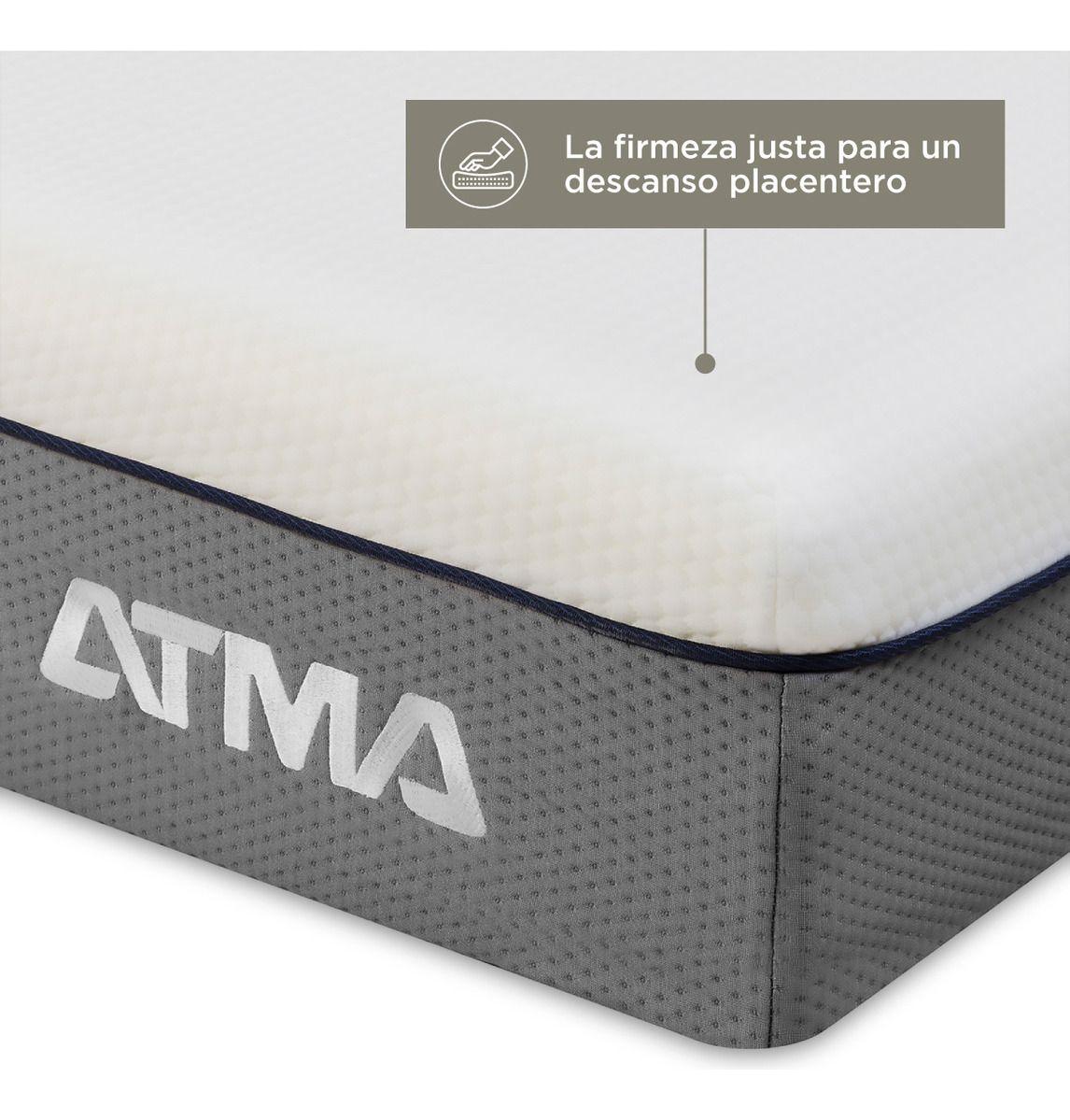 Colchon De Espuma Atma Smooth Top 1 Plaza 90x190x29 Cm-9
