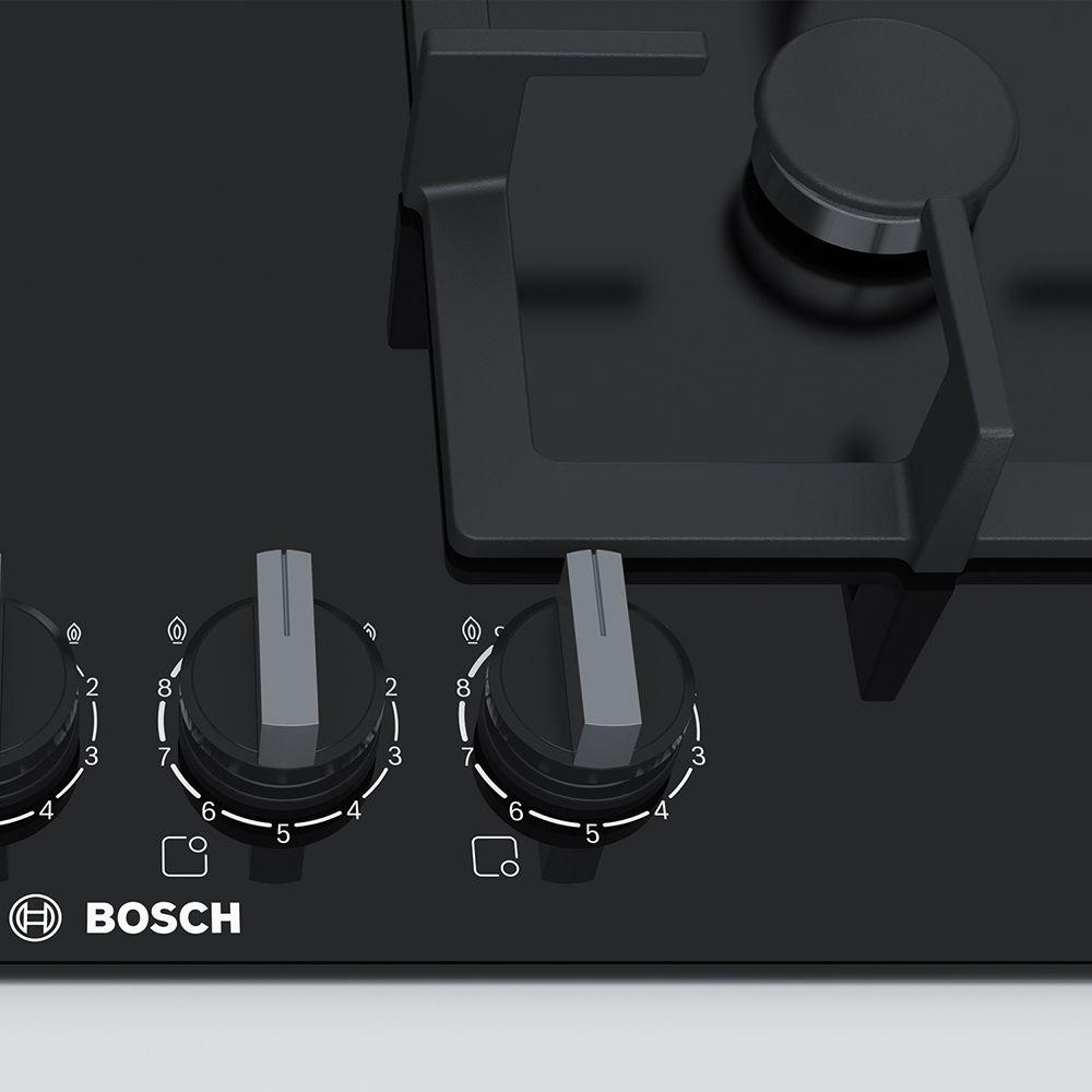 Encimera a Gas Vidrio Templado Bosch PPH6A6B20 60 cm-2