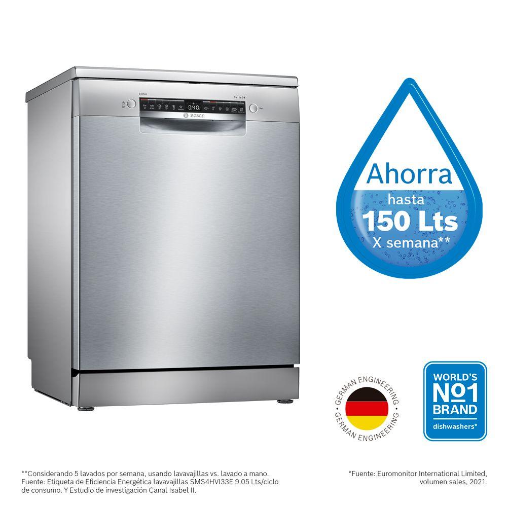 Lavavajillas Bosch Libre instalación 60cm antihuellas Serie4-3