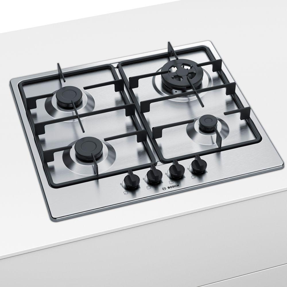 Encimera a Gas Bosch PGH6B5B60V 60cm Acero Inox 4 quemadores-4