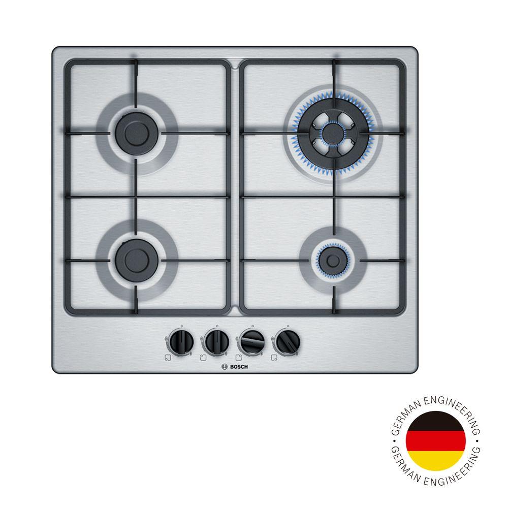 Encimera a Gas Bosch PGH6B5B60V 60cm Acero Inox 4 quemadores-5