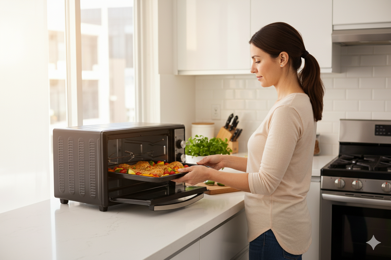 Horno Eléctrico De Mesa Atma Con Grill 30l 1500w-5