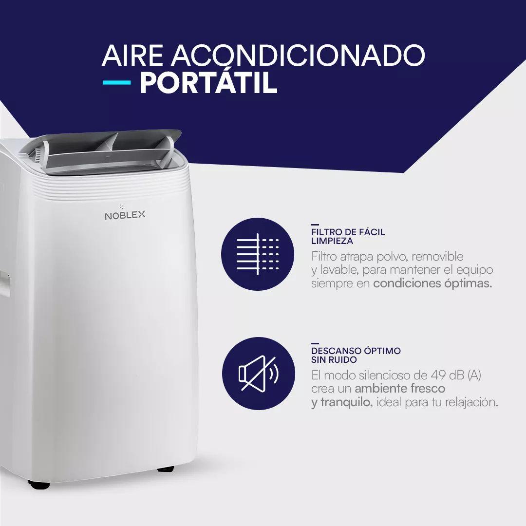 Aire Acondicionado Portátil Noblex Frío Calor 12000btu 4en1 240v-9