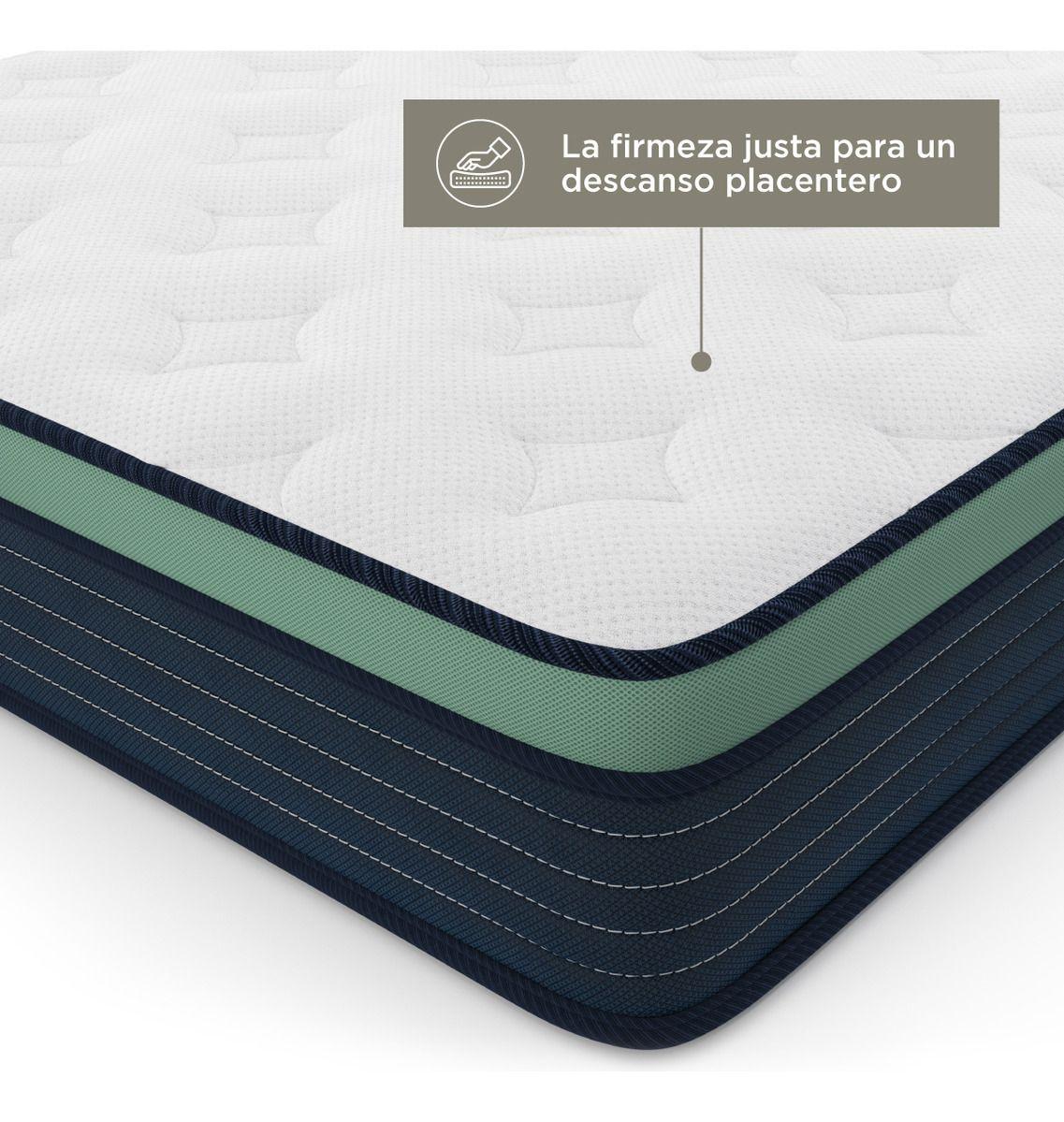 Colchón De Resortes Atma One 2 Plazas 150x190x20 En Caja-9