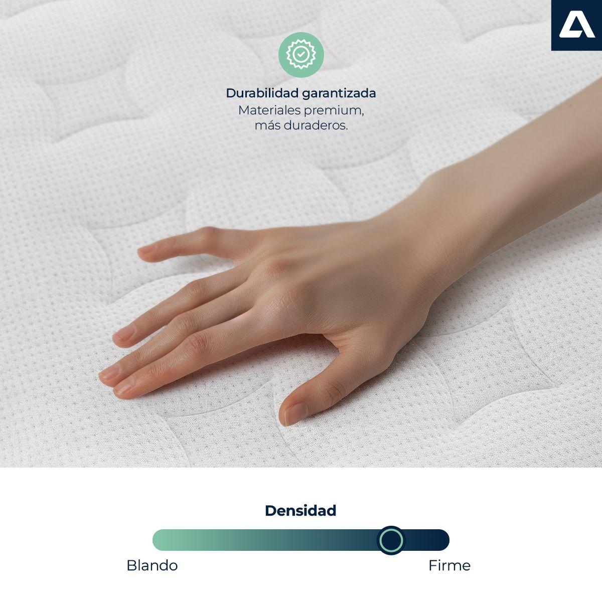 Colchón De Resortes Atma One 2 Plazas 150x190x20 En Caja-5