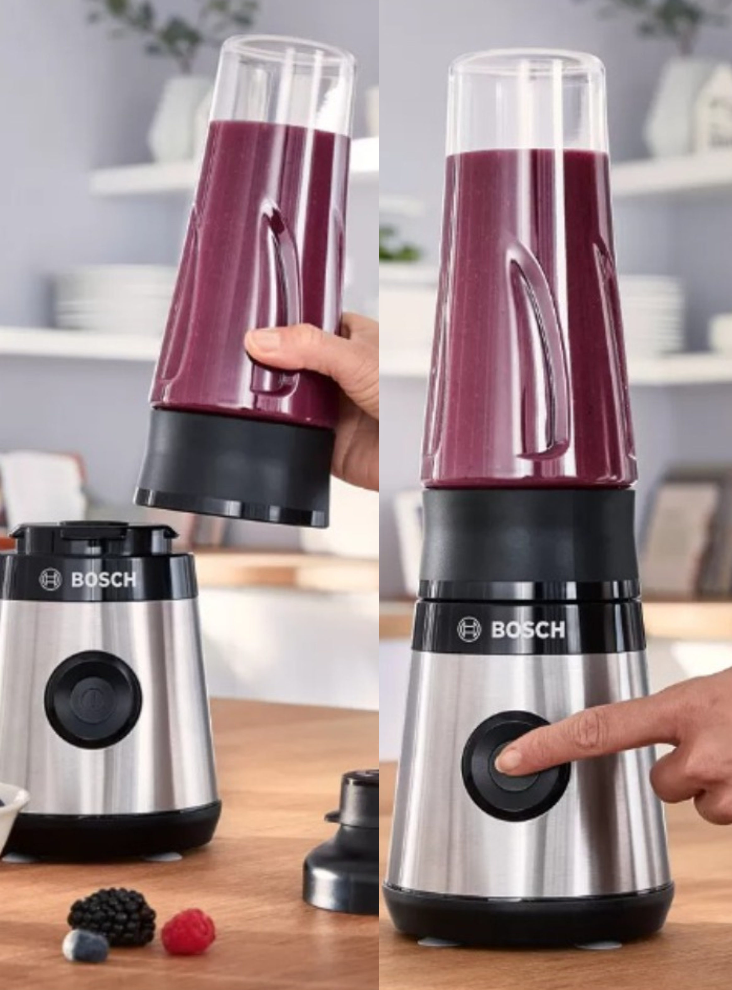 Licuadora VitaPower Bosch 450 W Acero inoxidable-5