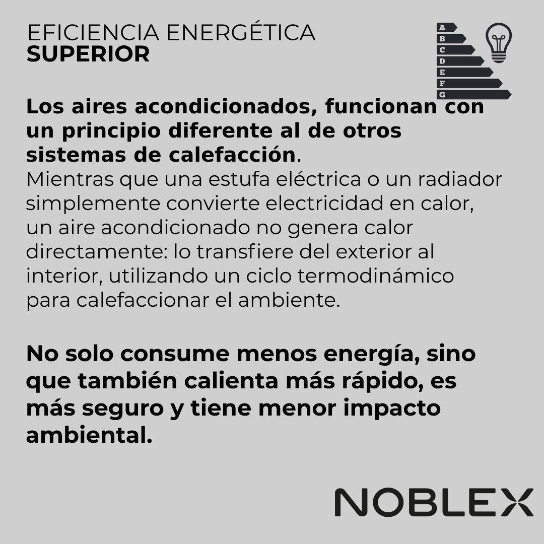 Aire Acondicionado Noblex Split Frío Calor 12000btu Blanco-3