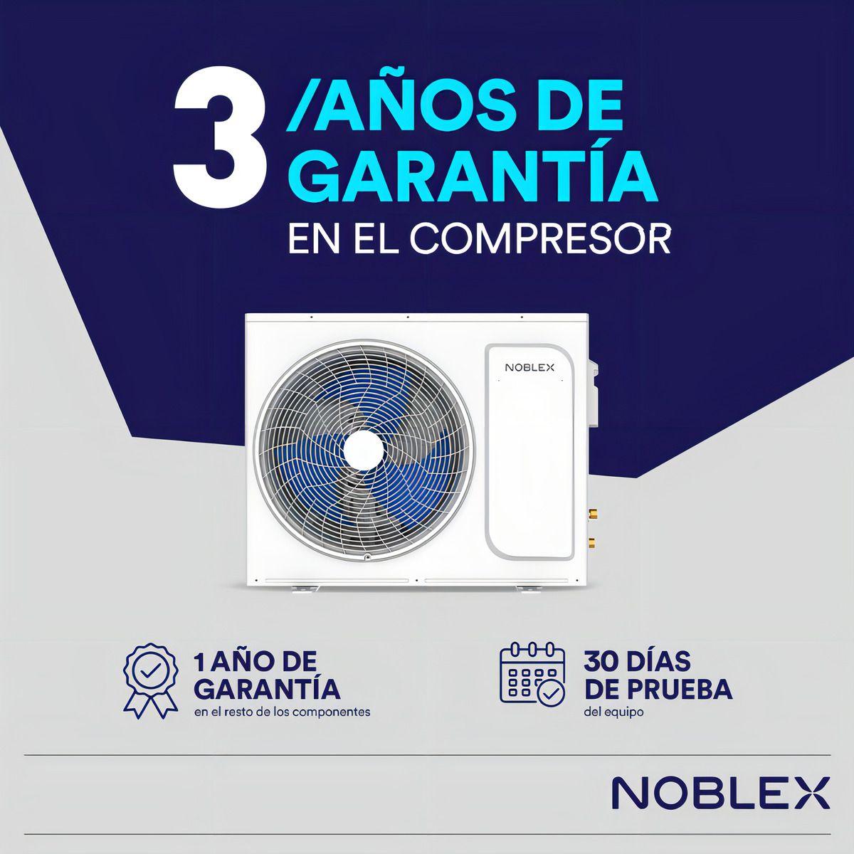 Aire Acondicionado Noblex Split Frío Calor 12000btu Blanco-4