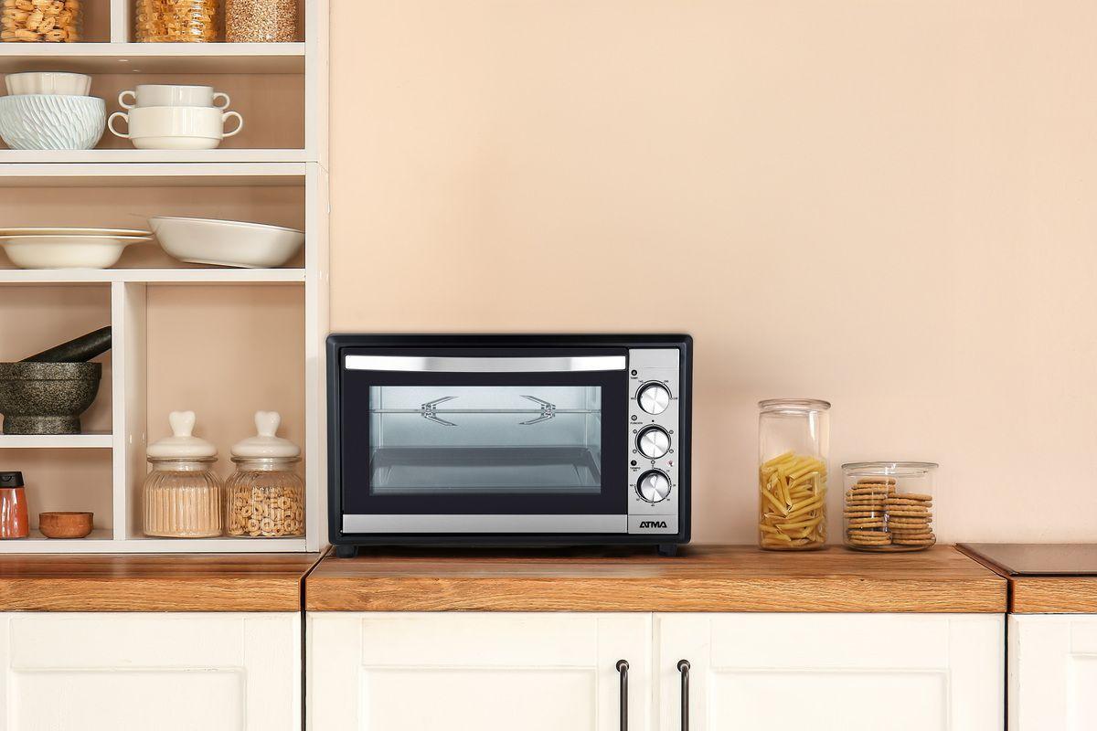 Horno Eléctrico De Mesa Atma con Grill 45l 1800w Convección y Spiedo-6