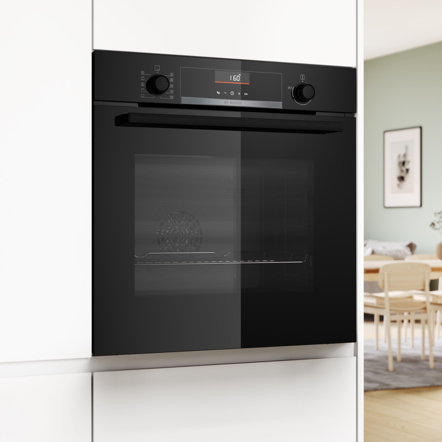 Horno Empotrable Bosch HBG536EB3 71L Serie 6 Negro-2