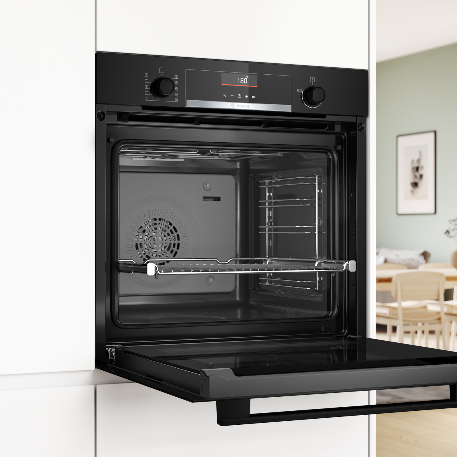 Horno Empotrable Bosch HBG536EB3 71L Serie 6 Negro-3