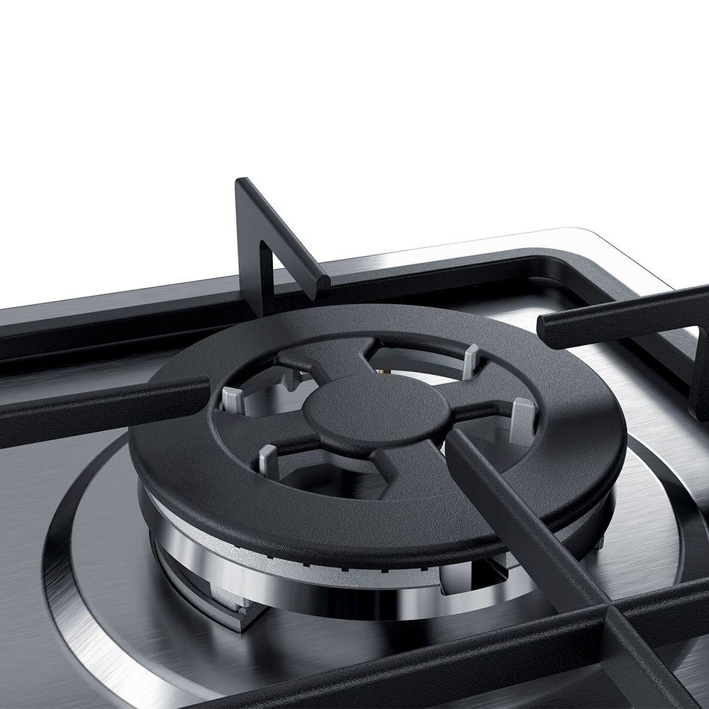 Encimera a Gas Bosch PGH6B5B60 60cm 4 quemadores Acero inox-2