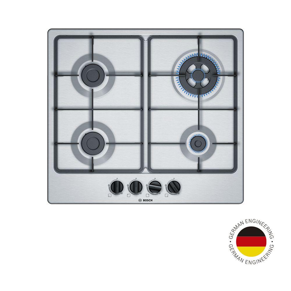 Encimera a Gas Bosch PGH6B5B60 60cm 4 quemadores Acero inox-6