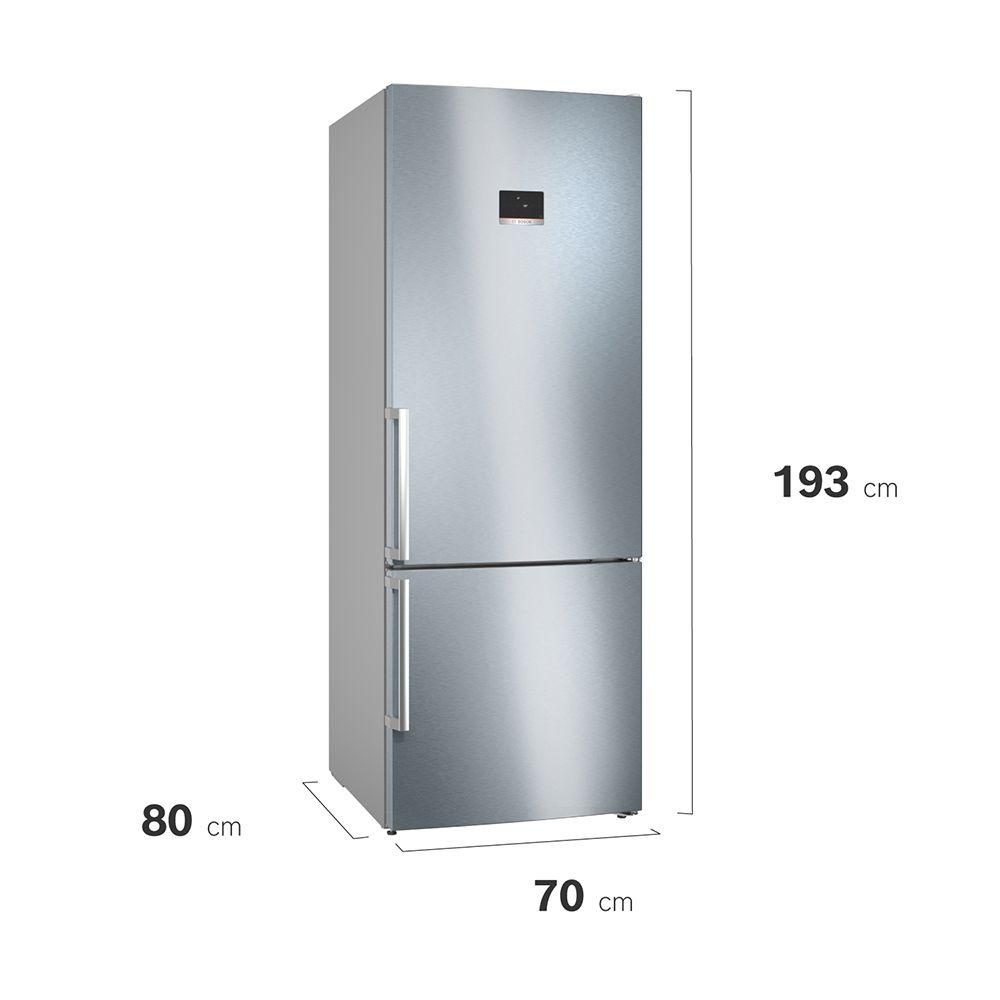 Refrigerador Bottom Freezer No Frost Bosch 508L Inox-6