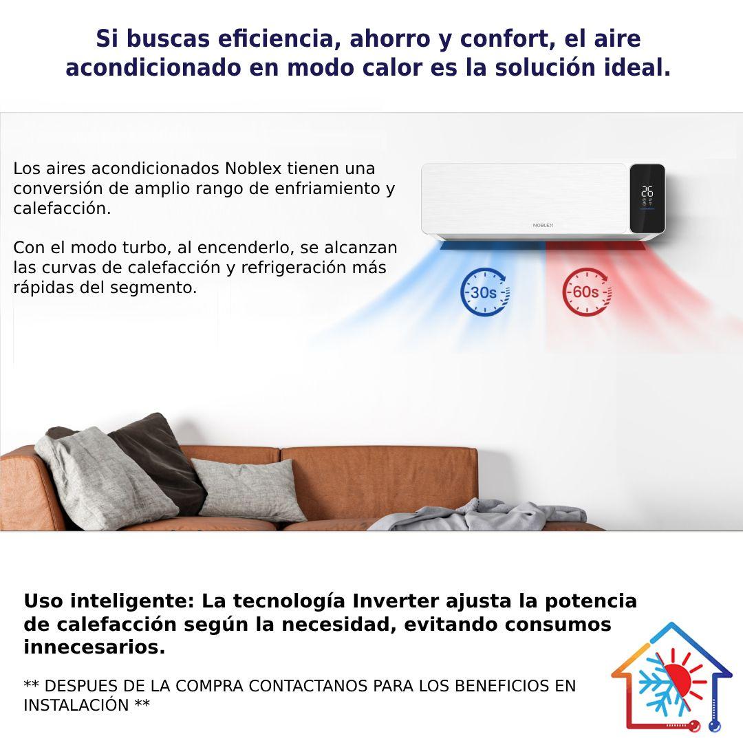 Aire Acondicionado Noblex Split Inverter Frío Calor 12000btu-3