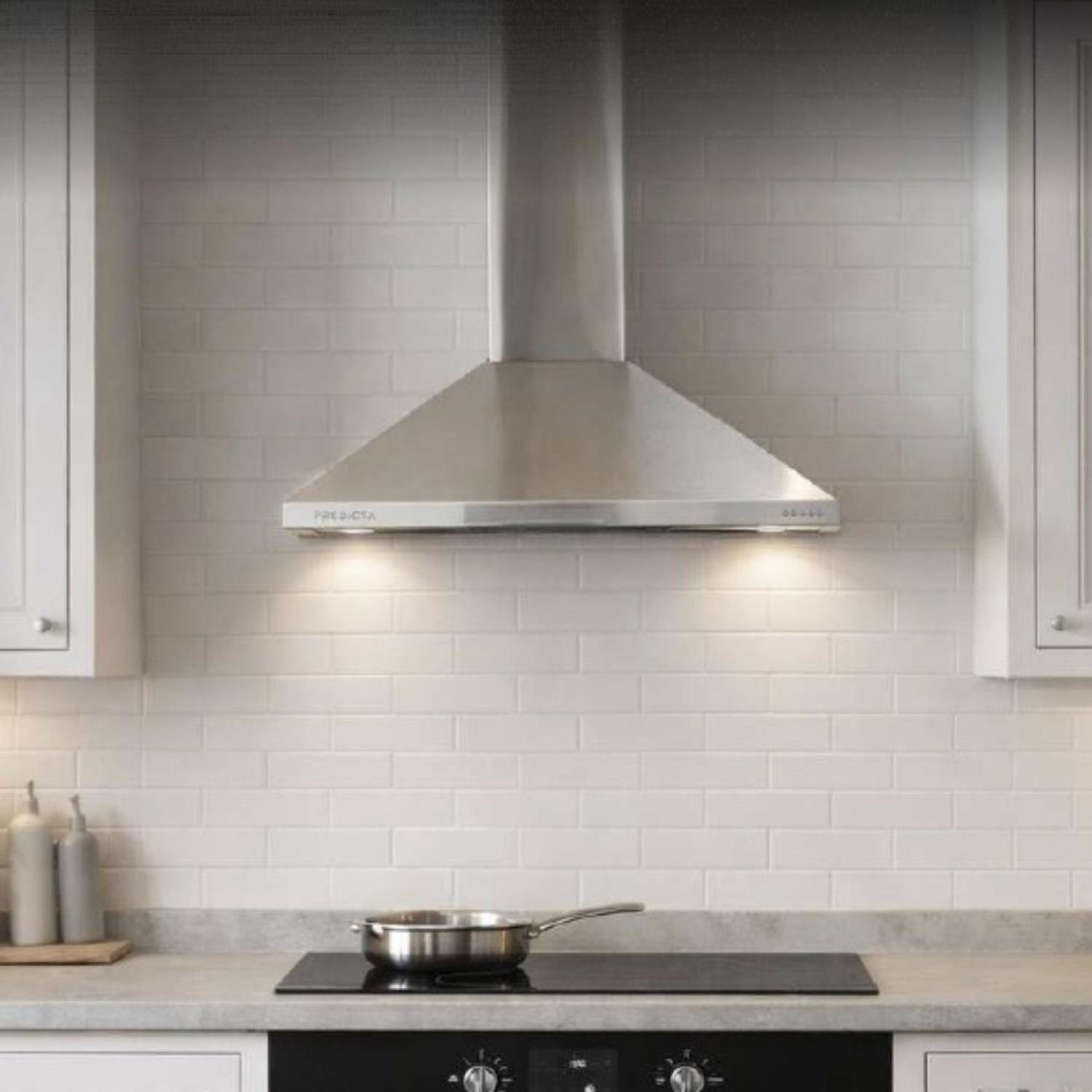 Campana Extractora de Pared 60 cm Acero Inox PDCC060ICL-2