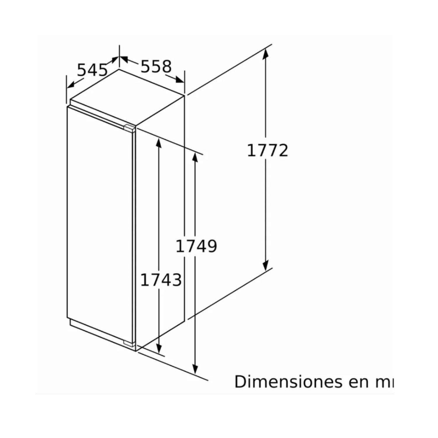 Congelador Integrable Bosch GIN81ACE0 212L No Frost Serie 6-6