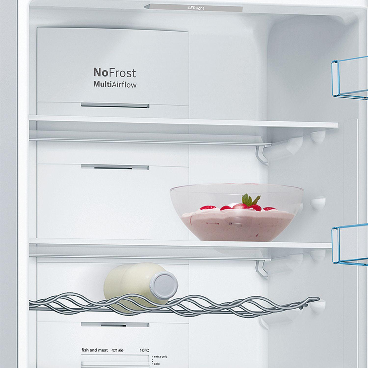 Refrigerador Bottom Freezer No Frost Bosch KGN36XLER 324L-2