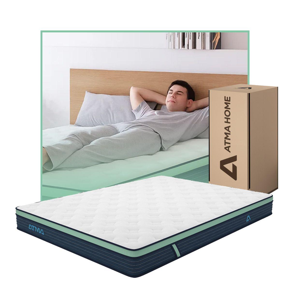 Colchón De Espuma Atma One 2 Plazas 150x190 Cm-0