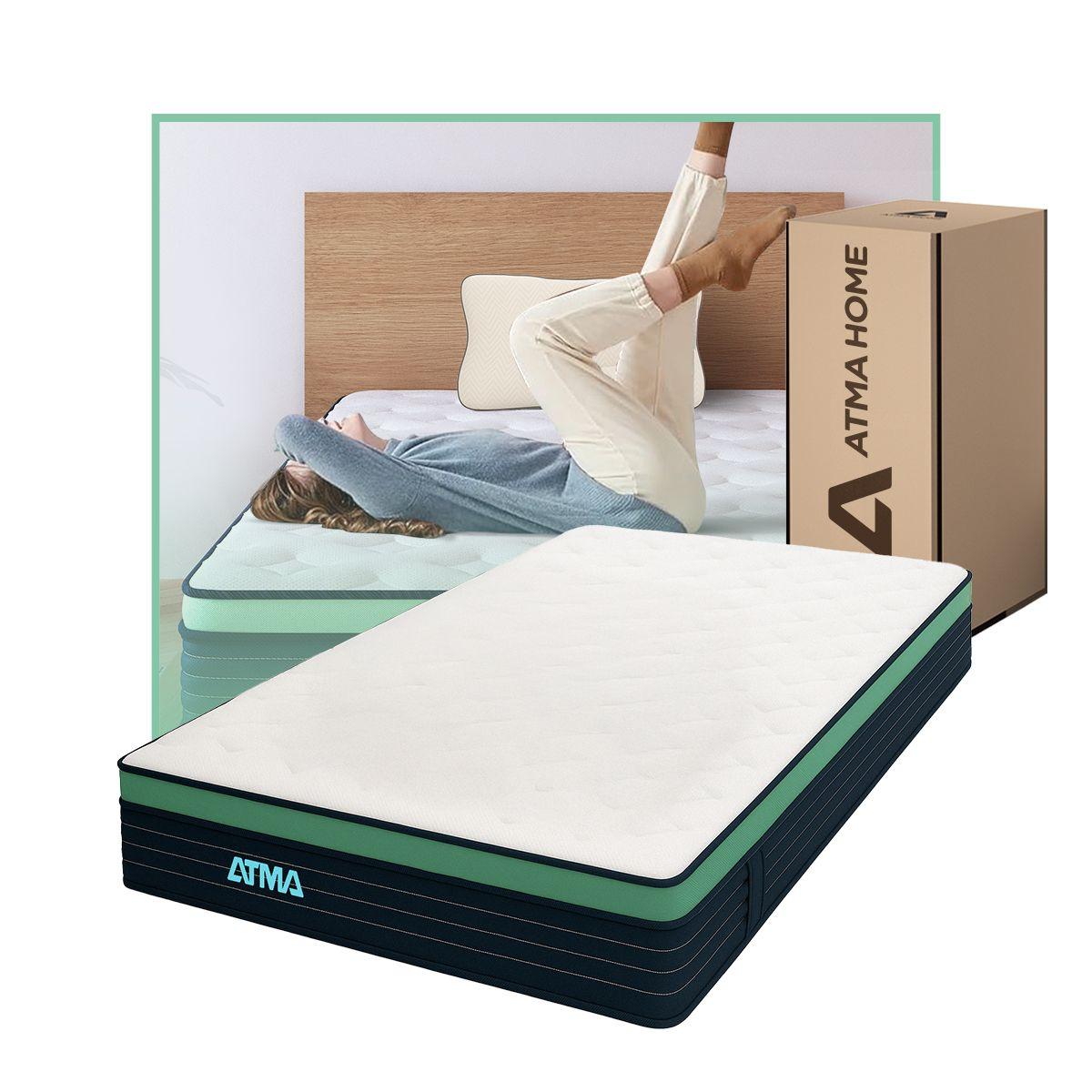 Colchon De Espuma Atma One 1 Plaza 90x190x20 Cm-0