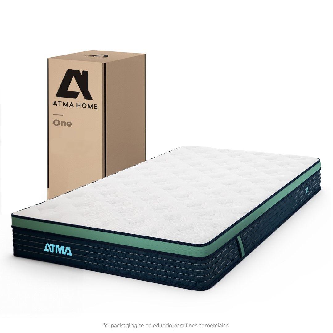 Colchon De Espuma Atma One 1 Plaza 90x190x20 Cm-9