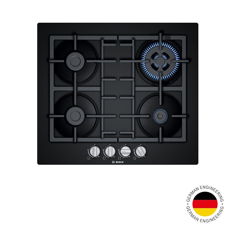 Encimera a Gas Bosch PNH6B6B90 60cm Vidrio templado-6