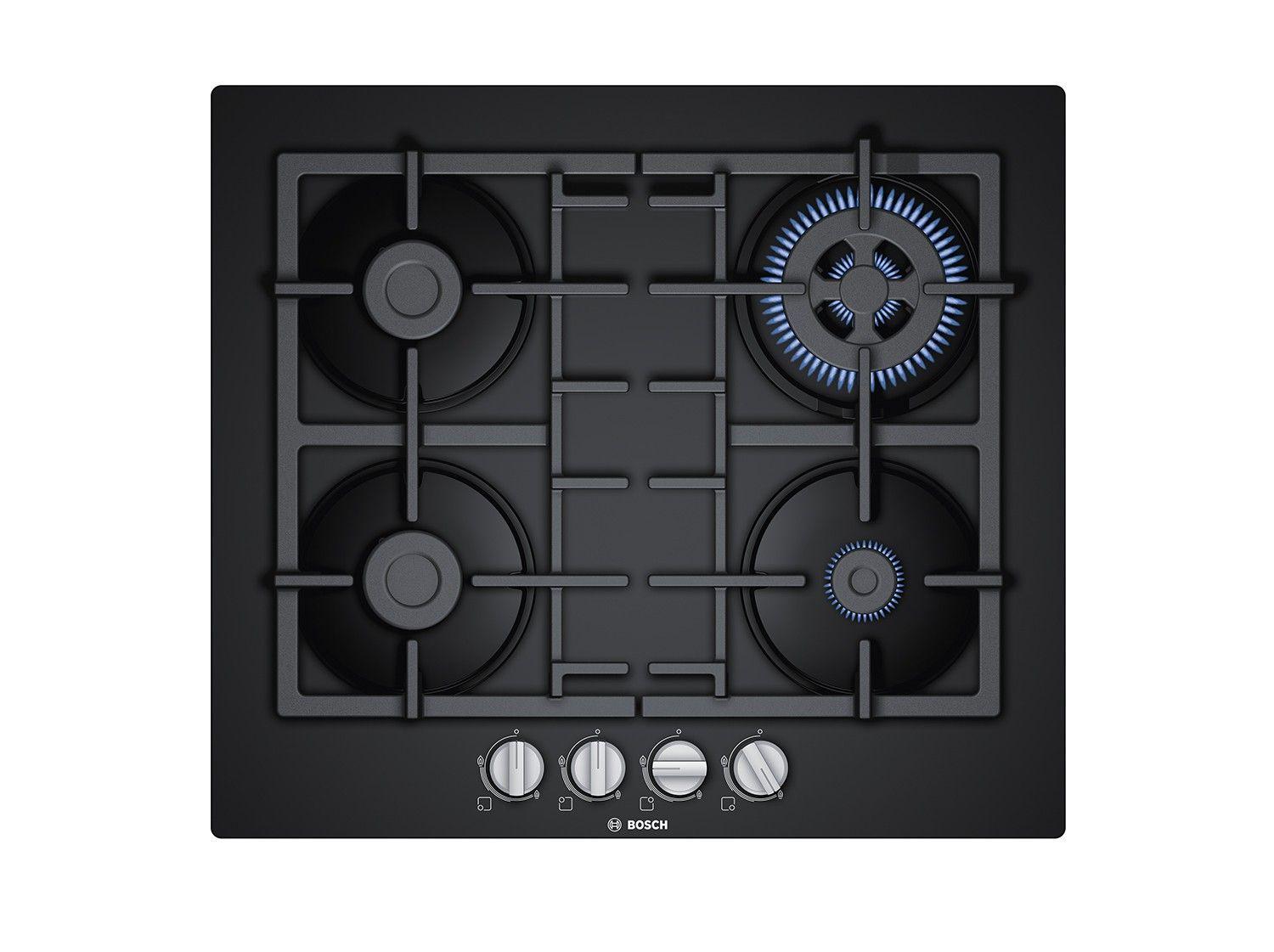Encimera a Gas Bosch PNH6B6B90 60cm Vidrio templado-7