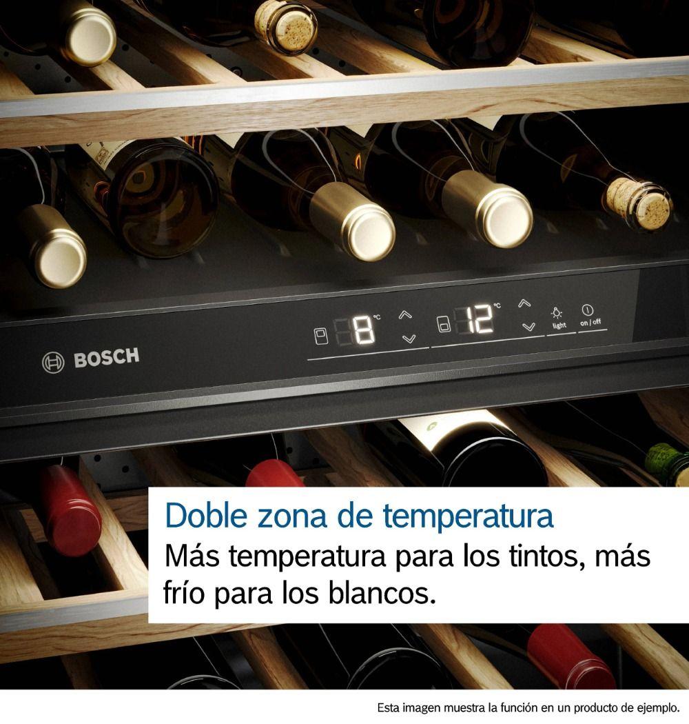 Cava Vinoteca Panelable Bosch 44 botellas Doble tempratura-3