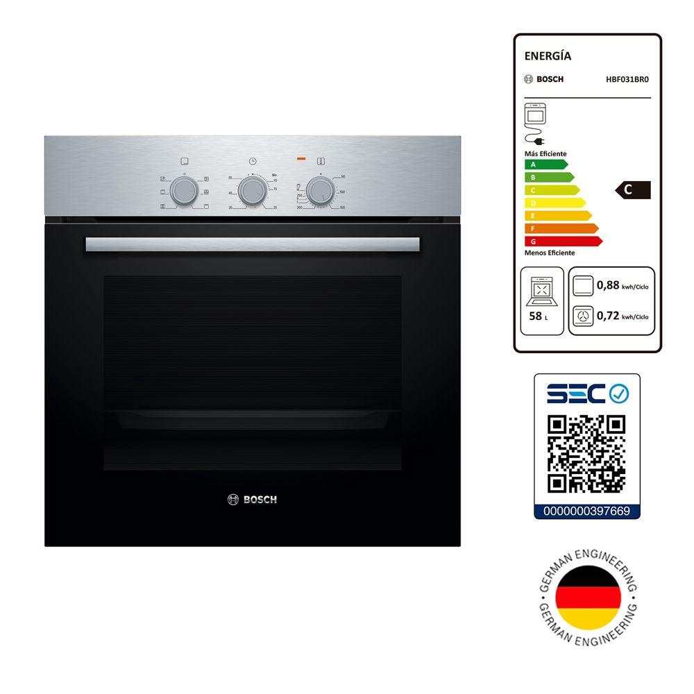 Horno Empotrable 3D Hothair Bosch HBF031BR0 66 Lts-4