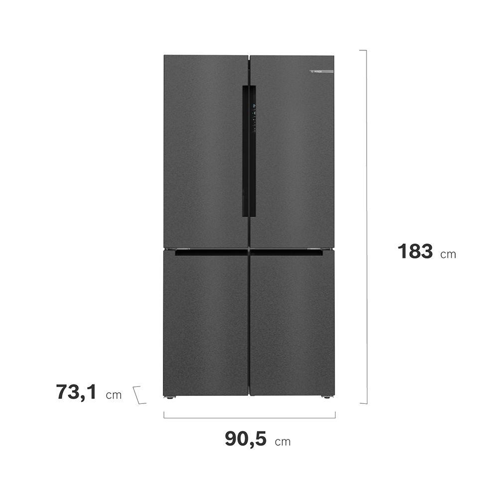 Refrigerador Bosch Multidoor KFN96AXEA 605L Inox Negro-5