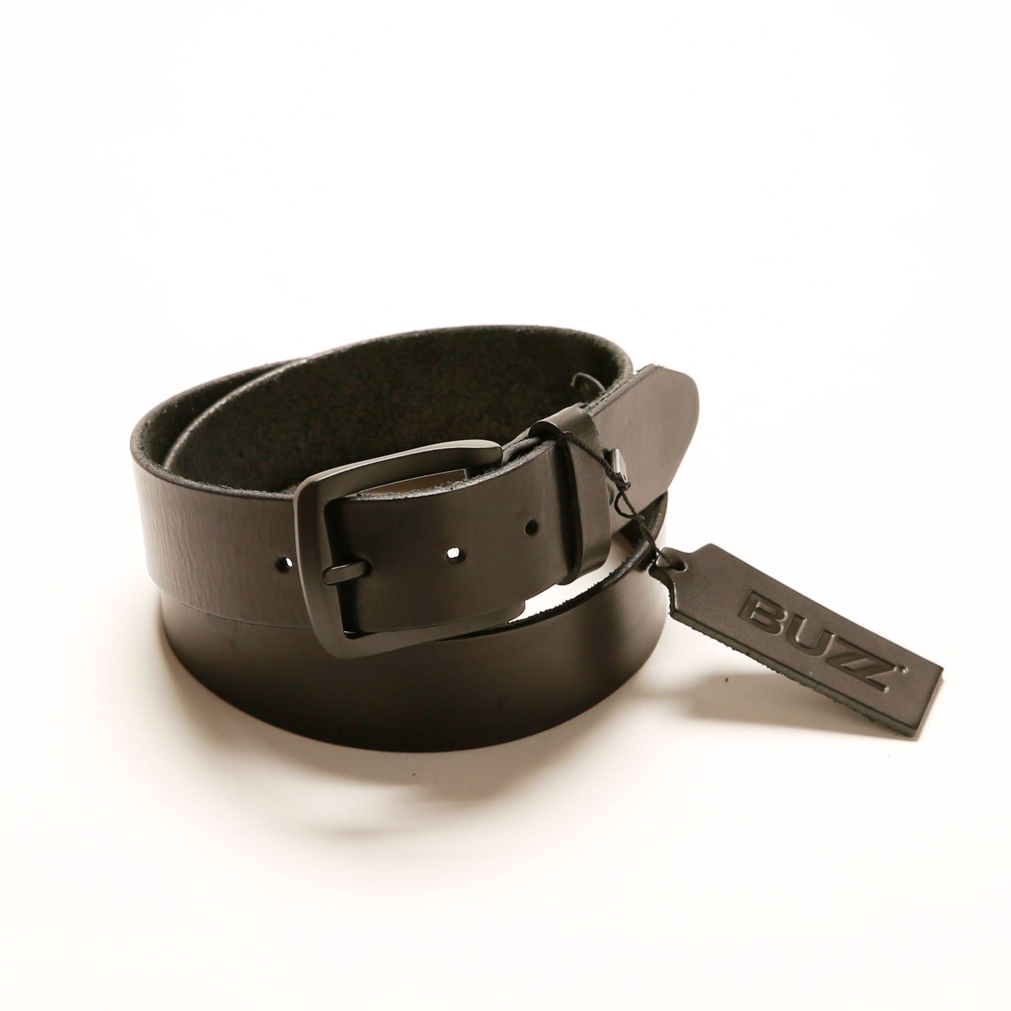 CINTURON HOMBRE DE CUERO CON REMACHES MODELO 2602 MARCA BUZZ.-2