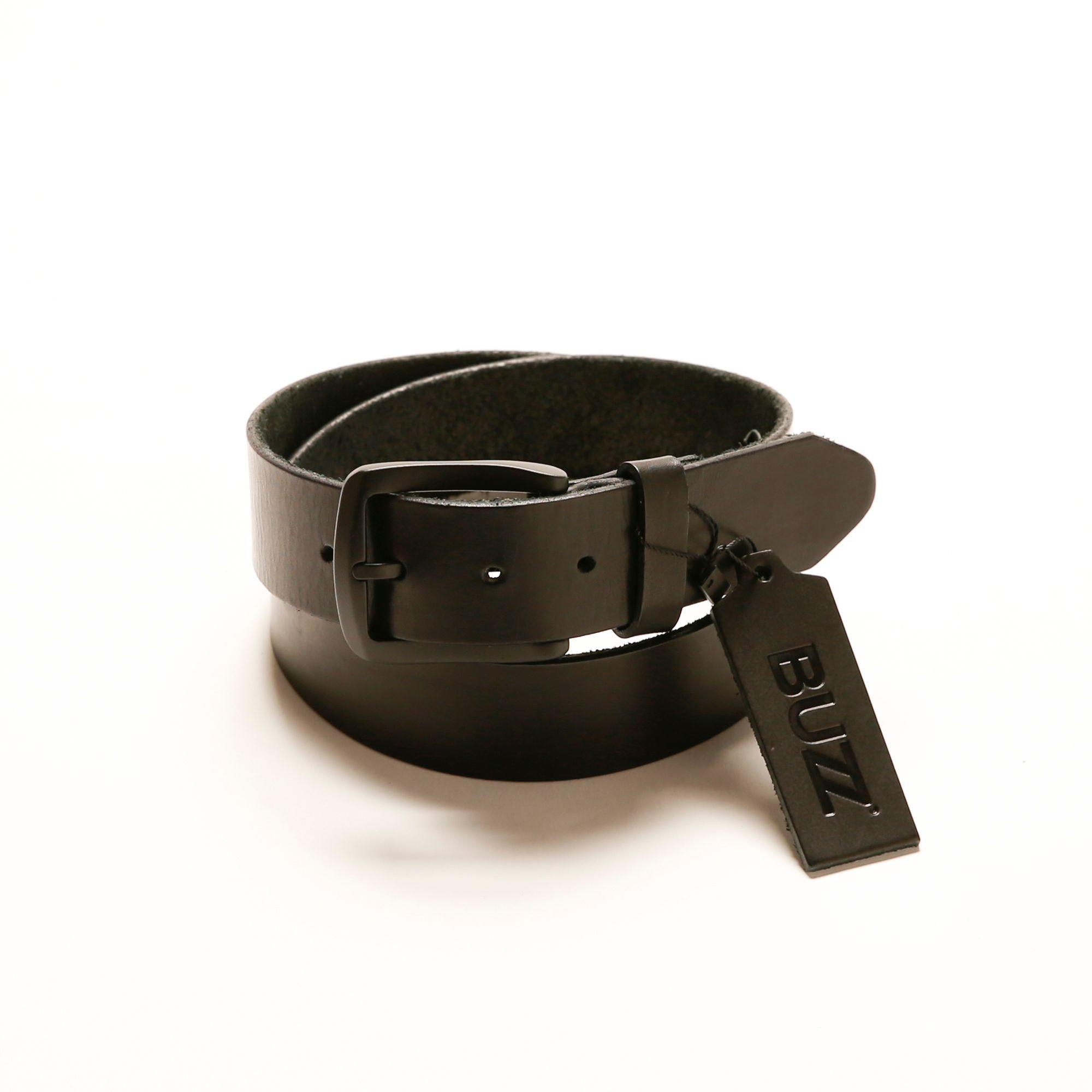 CINTURON HOMBRE DE CUERO CON REMACHES MODELO 2602 MARCA BUZZ.-3