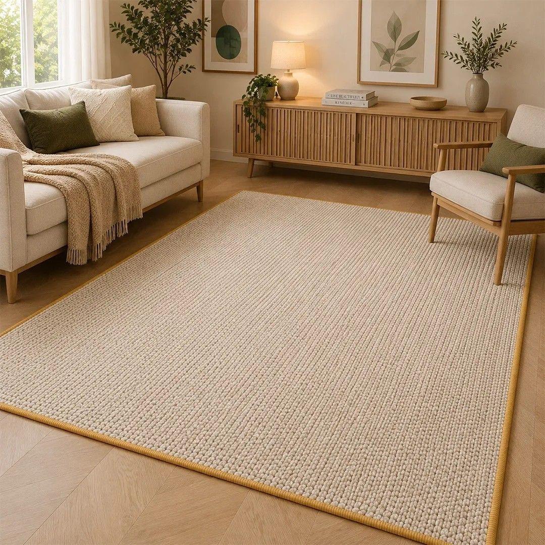 Alfombra decorativa sisal 150x200 cm-2