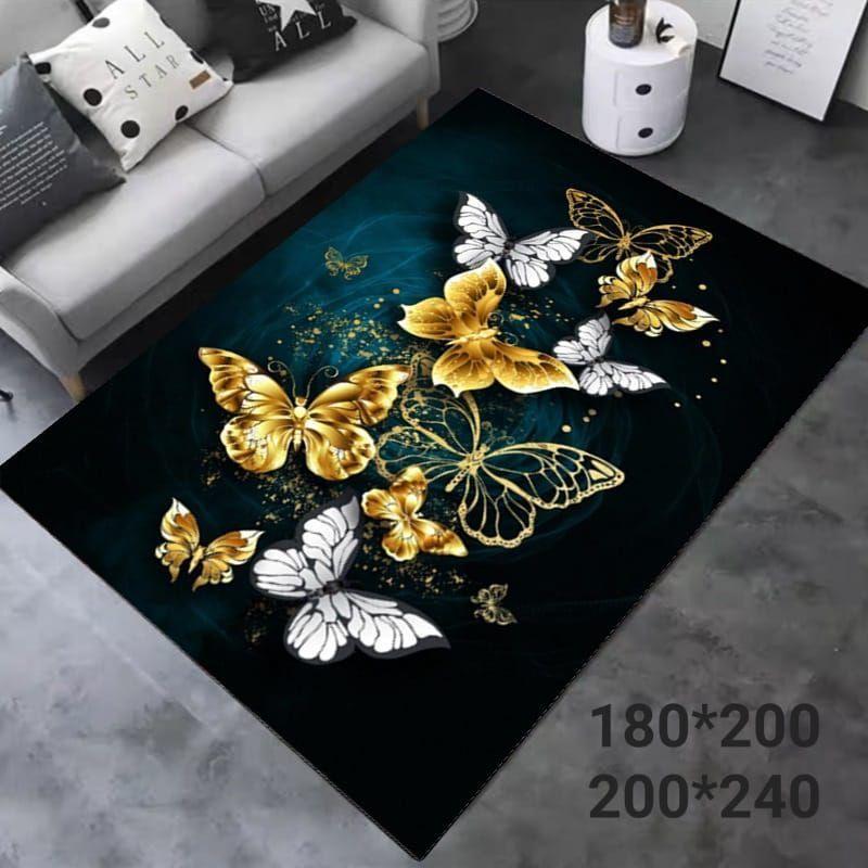 Alfombra Lisa 3D 200x240 cm Diseño a elección -0