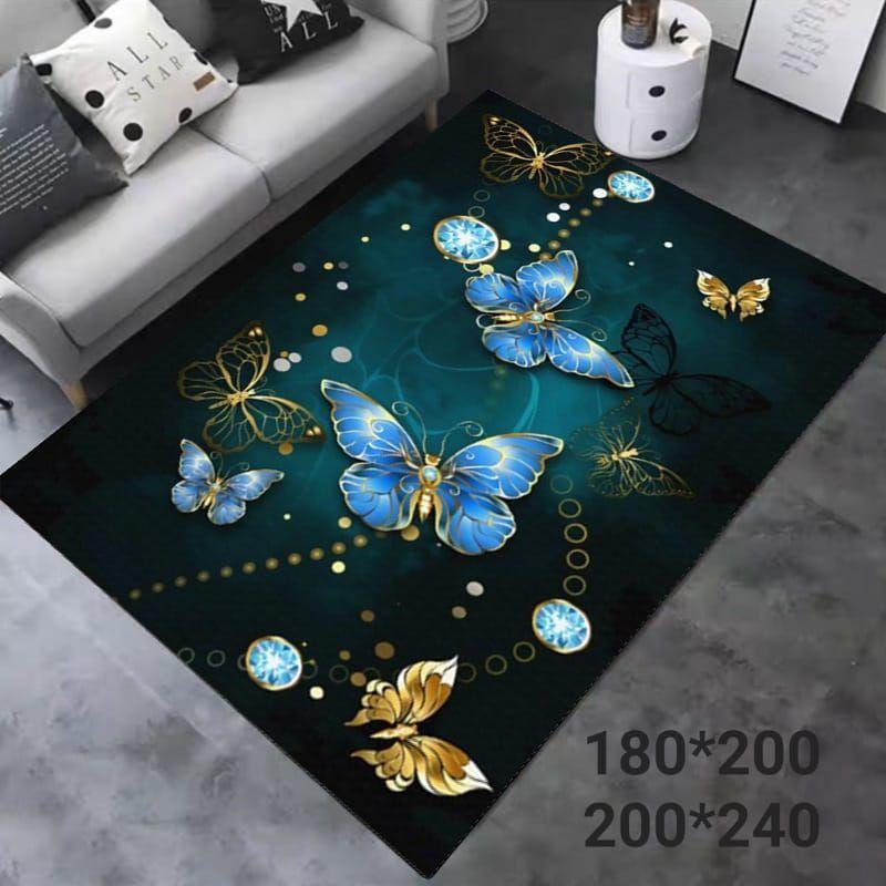Alfombra Lisa 3D 200x240 cm Diseño a elección -0