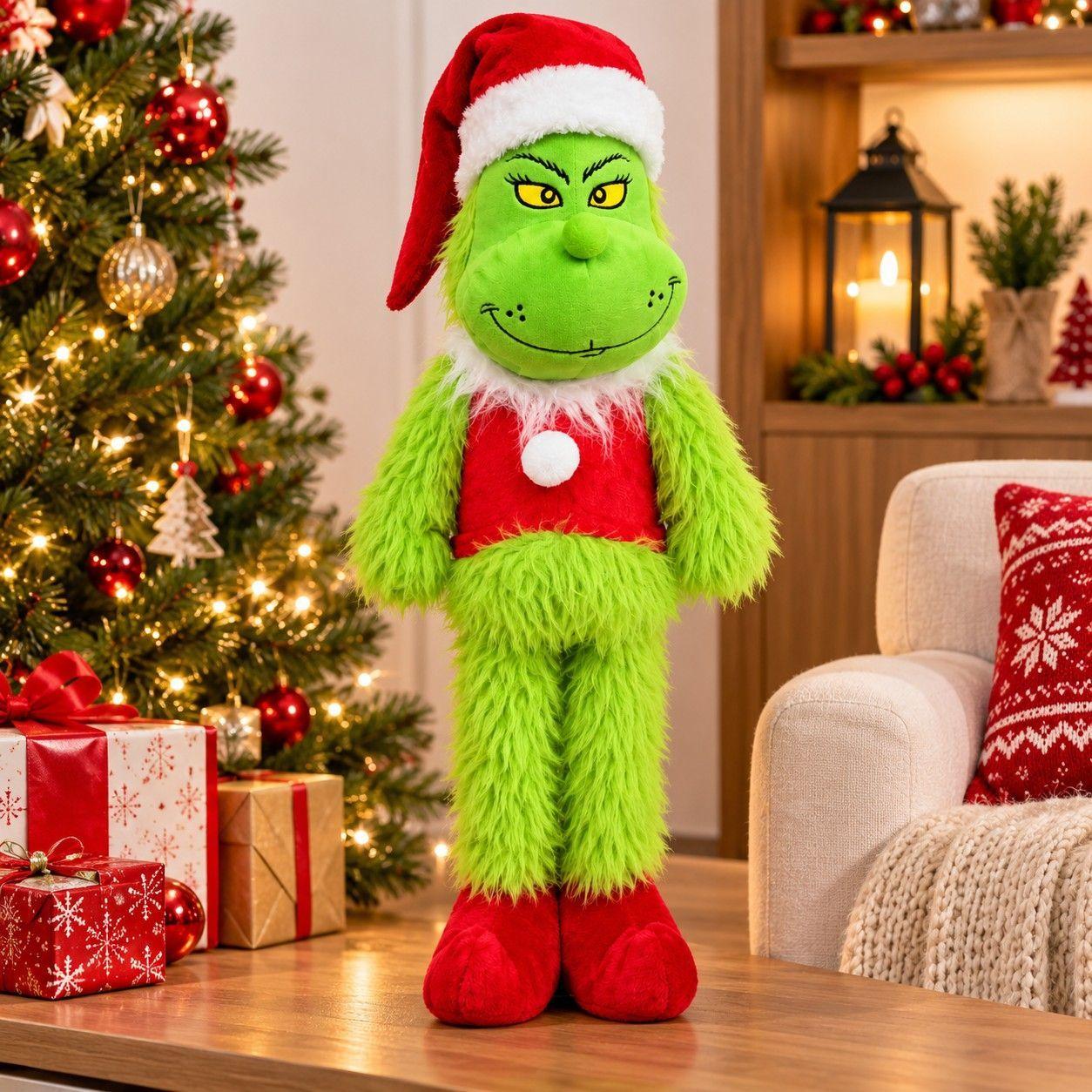 Muneco Navideno Grinch Con Patas Largas 56cm-2