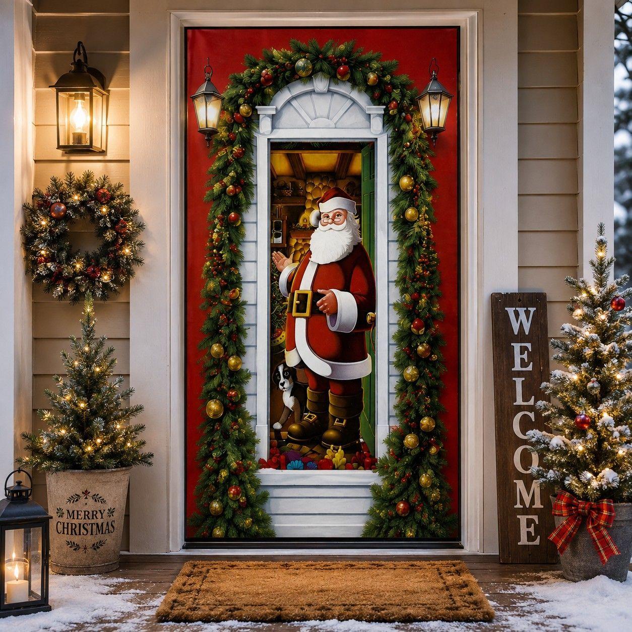 Forro de Puerta Navidad 200X85Cm-2